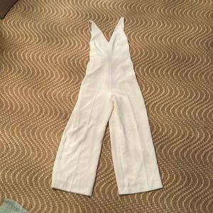 White Halston Jumpsuit